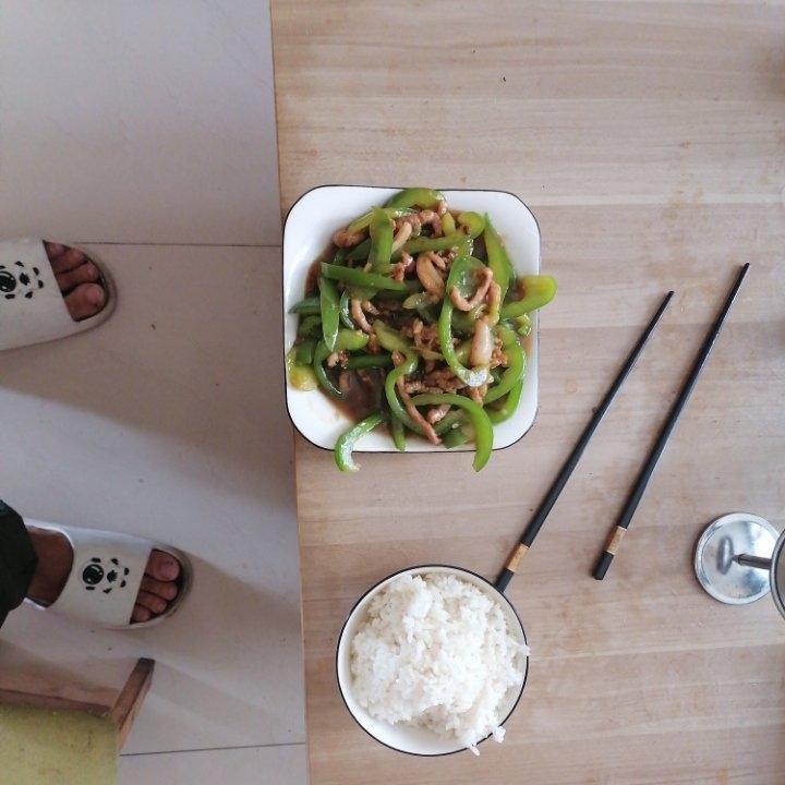 ㊙️超级下饭的青椒炒肉丝❗️吃三碗饭都不够
