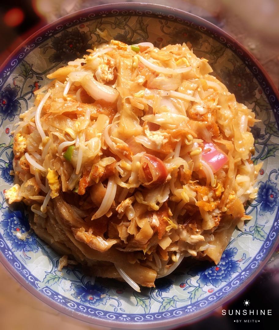 堂妈小厨——鸡蛋素炒饼