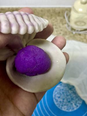 紫薯贝壳包的做法 步骤20