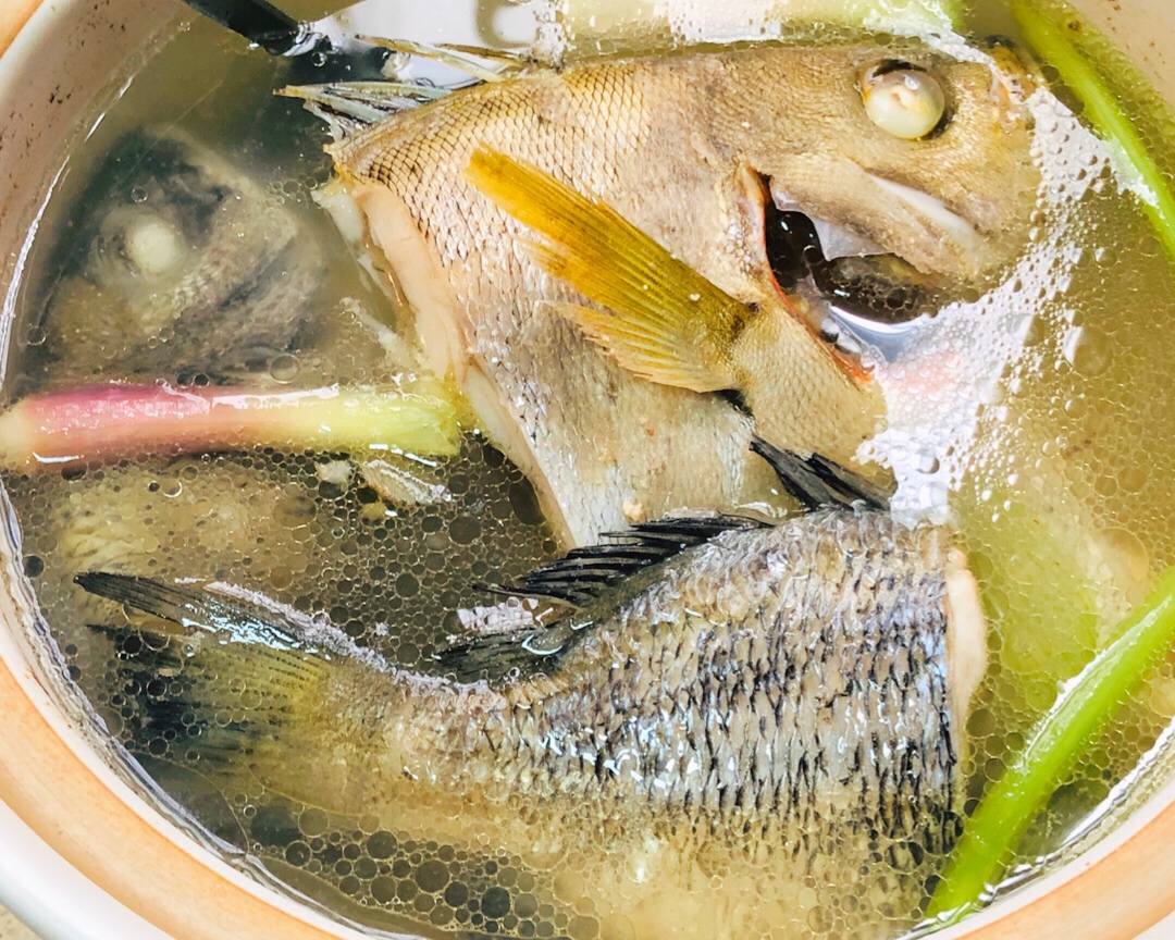 海杂鱼汤