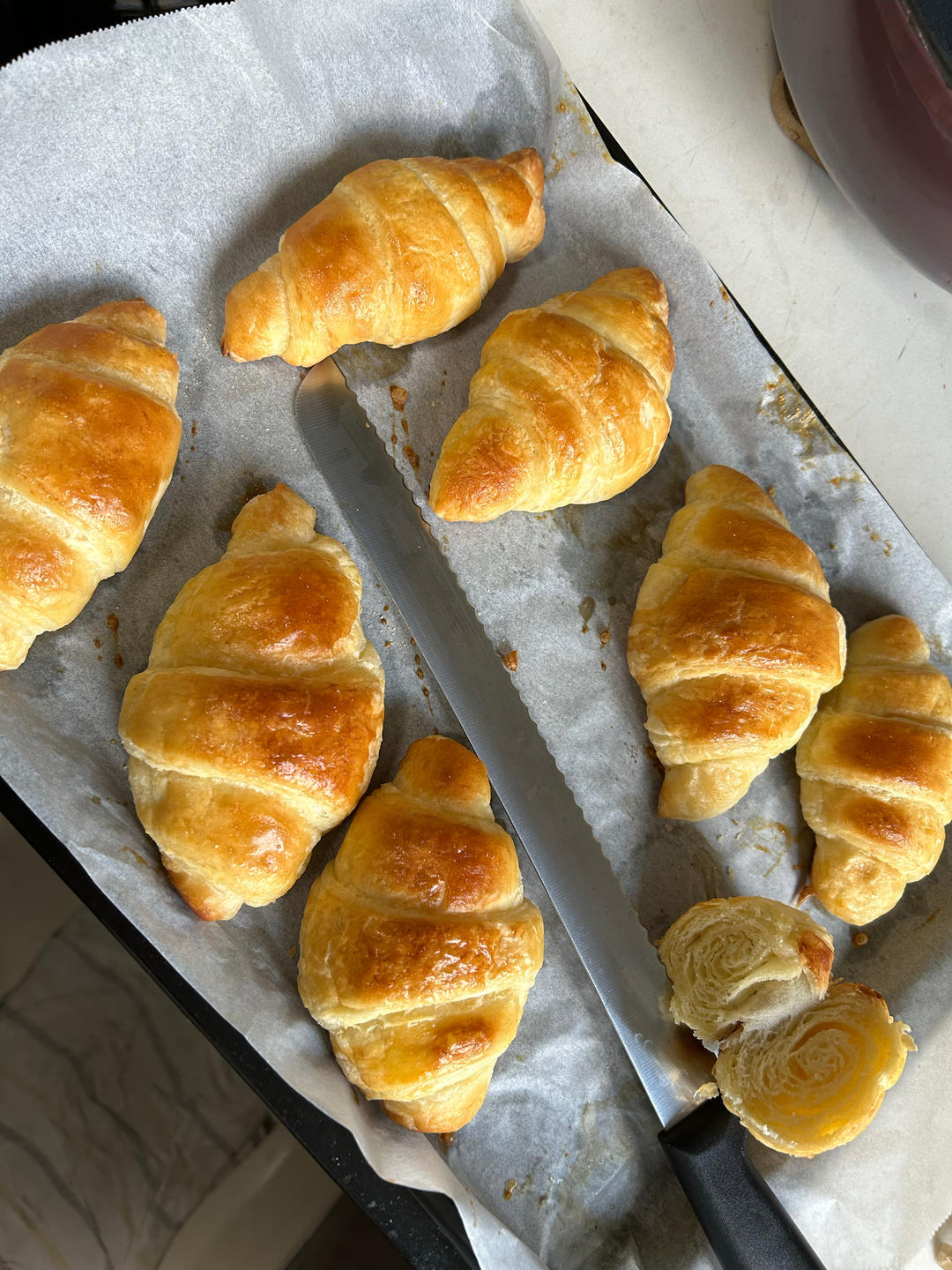 超级详细的可颂牛角包教程