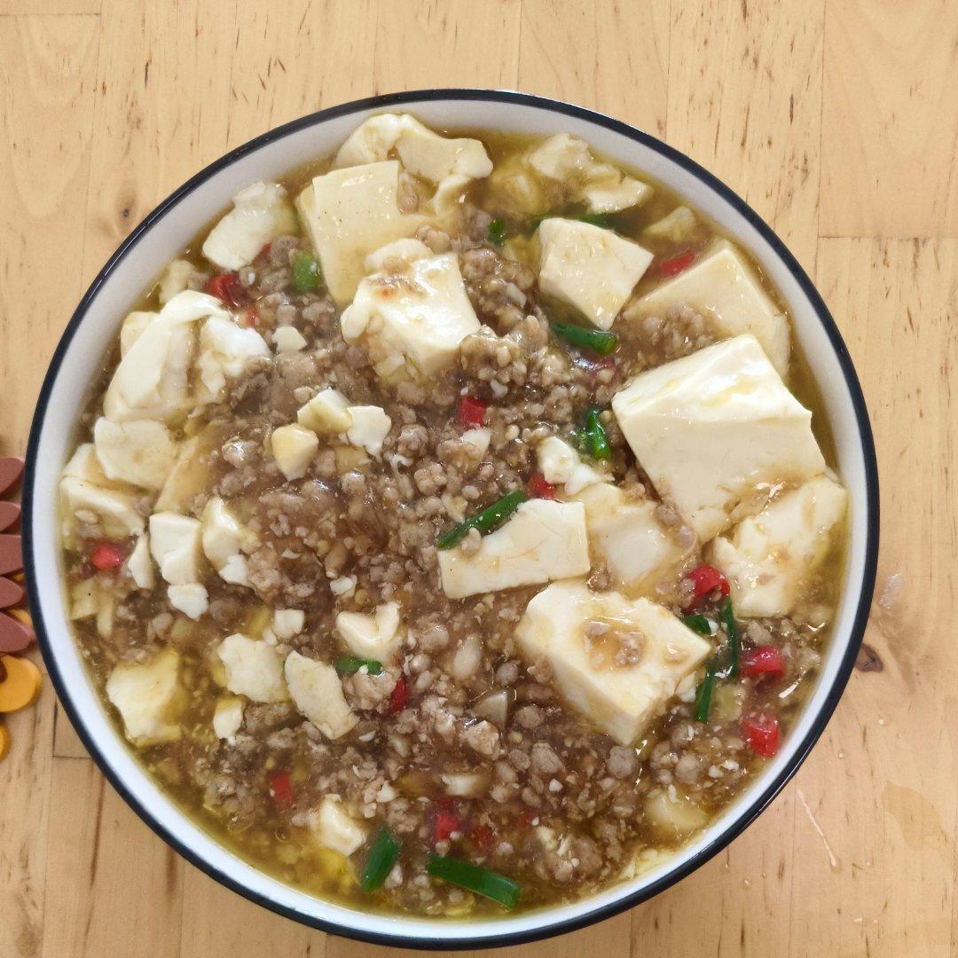 肉末嫩豆腐｜嫩滑口感爽口！这道快手菜超级下饭！！（减脂少油版）