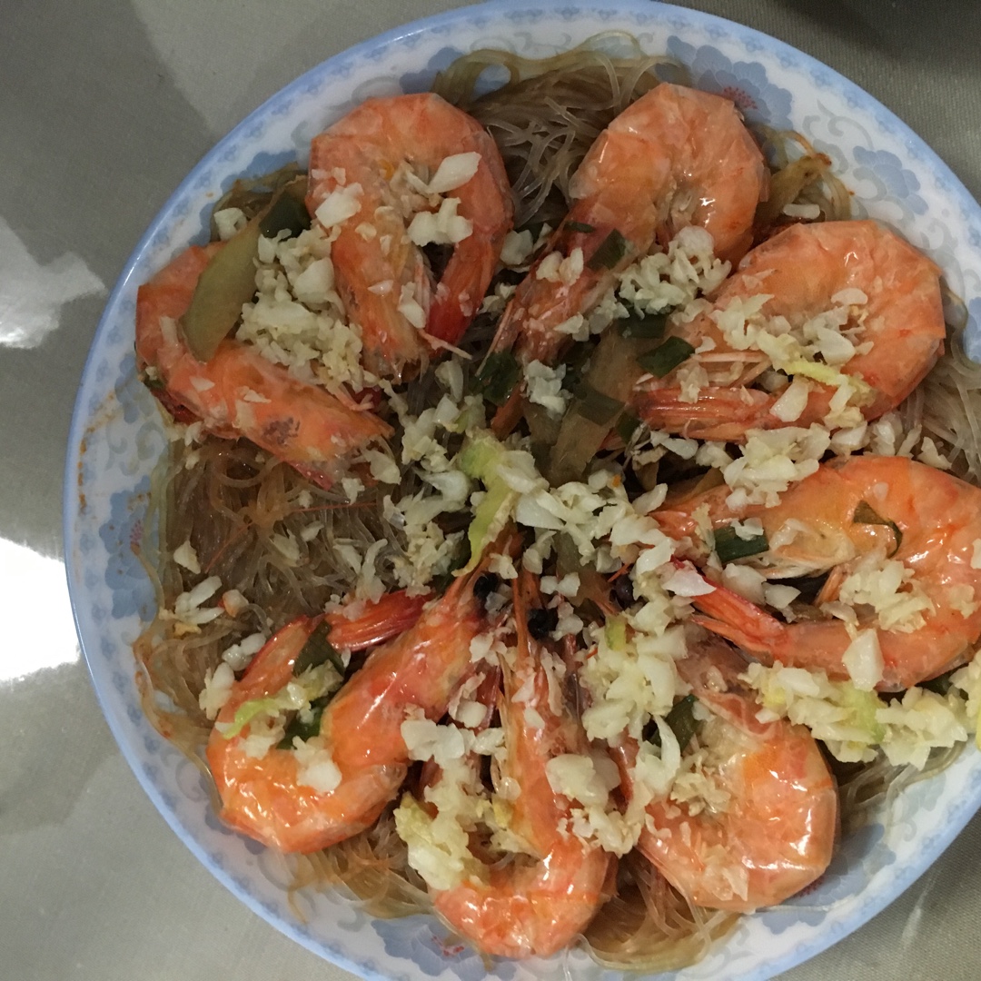 蒜蓉粉丝蒸虾