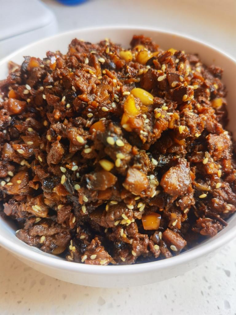 香菇豆豉牛肉酱