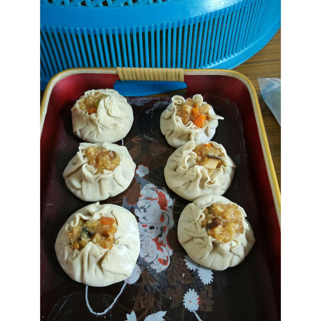 简易糯米烧卖（附烧卖包法）