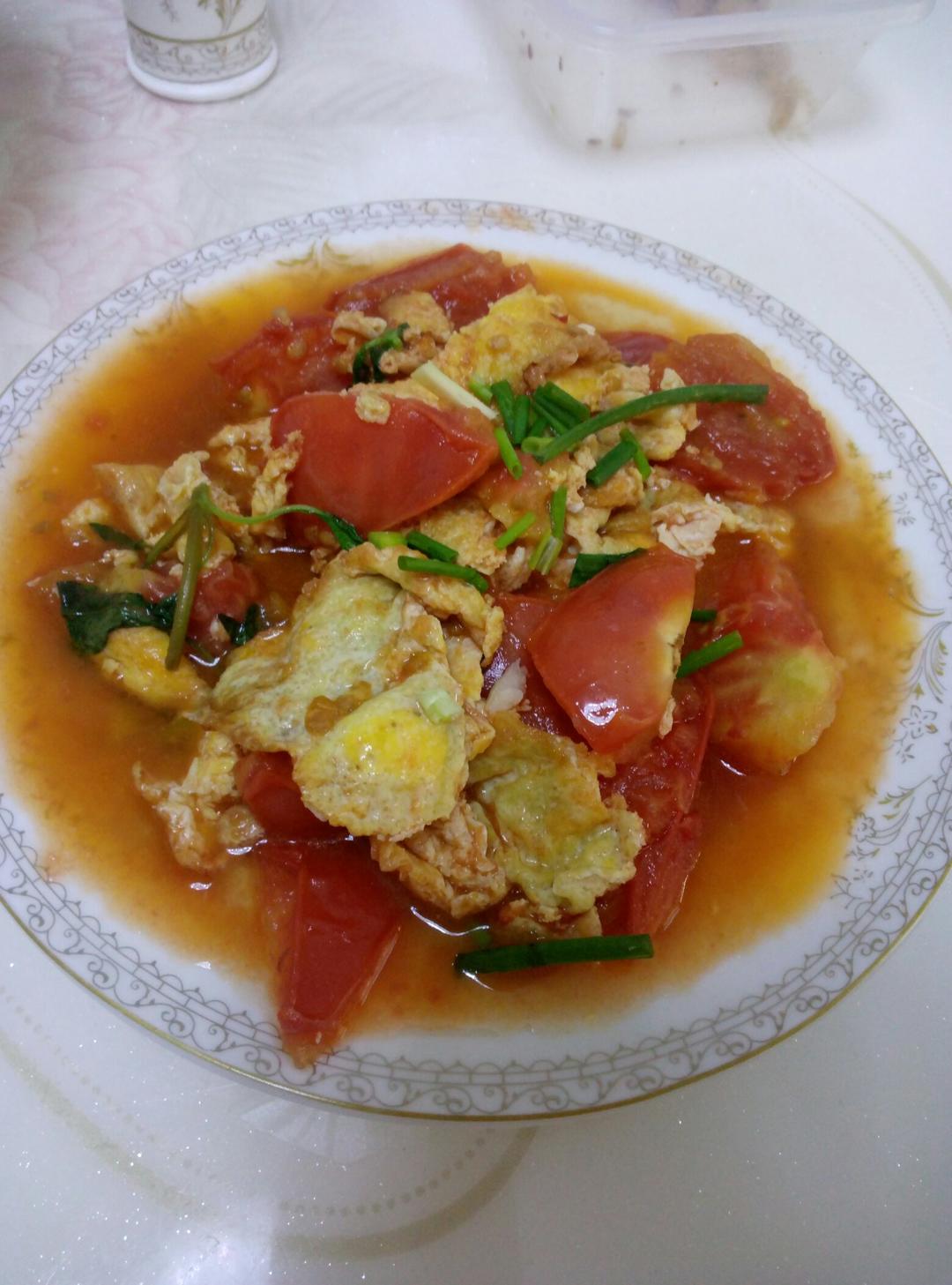 西红柿炒鸡蛋