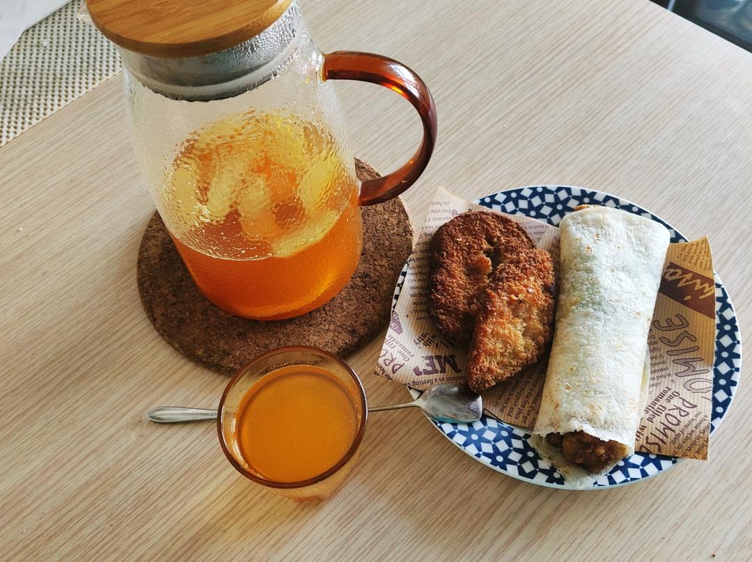 橙子苹果热红茶🔥可以无限续杯的暖暖果茶