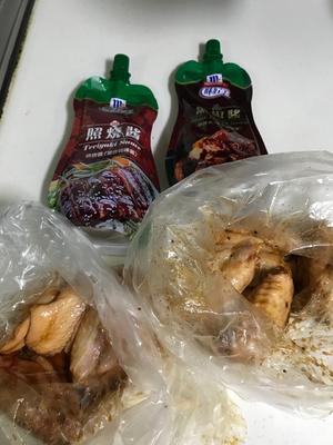 味好美黑椒&照烧烤翅中的做法 步骤5