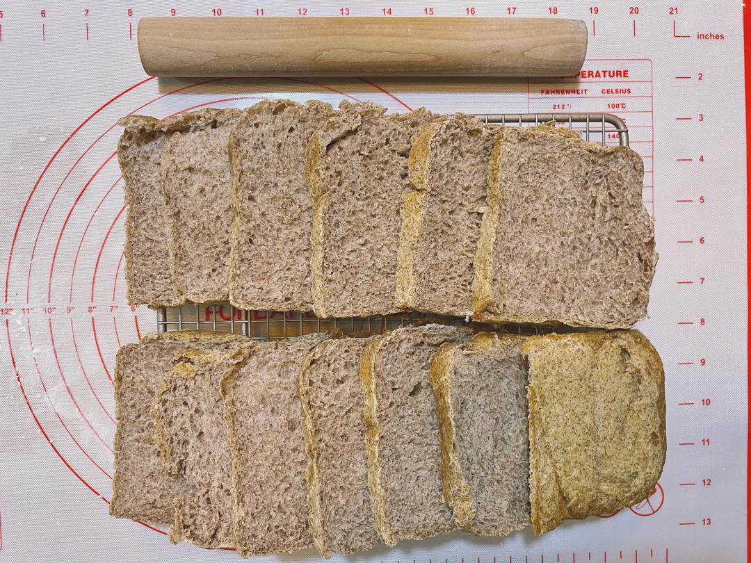低卡全麦吐司