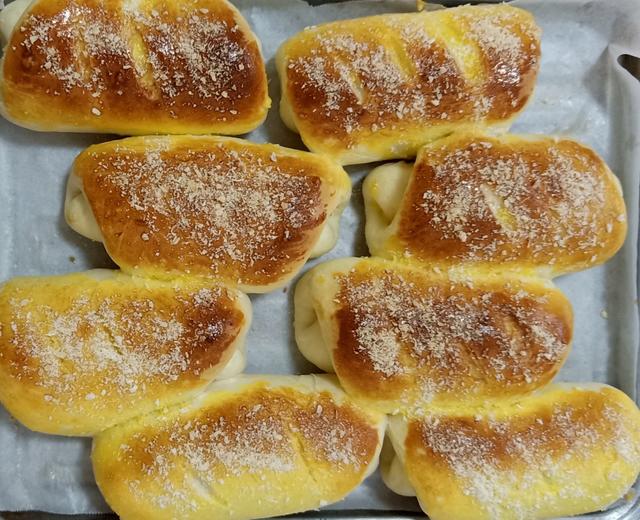 香甜的奶黄馅&奶黄小餐包&奶黄手撕面包的做法