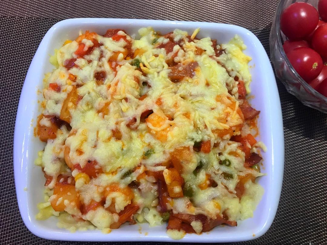 番茄鸡肉浓情焗饭【两人份】