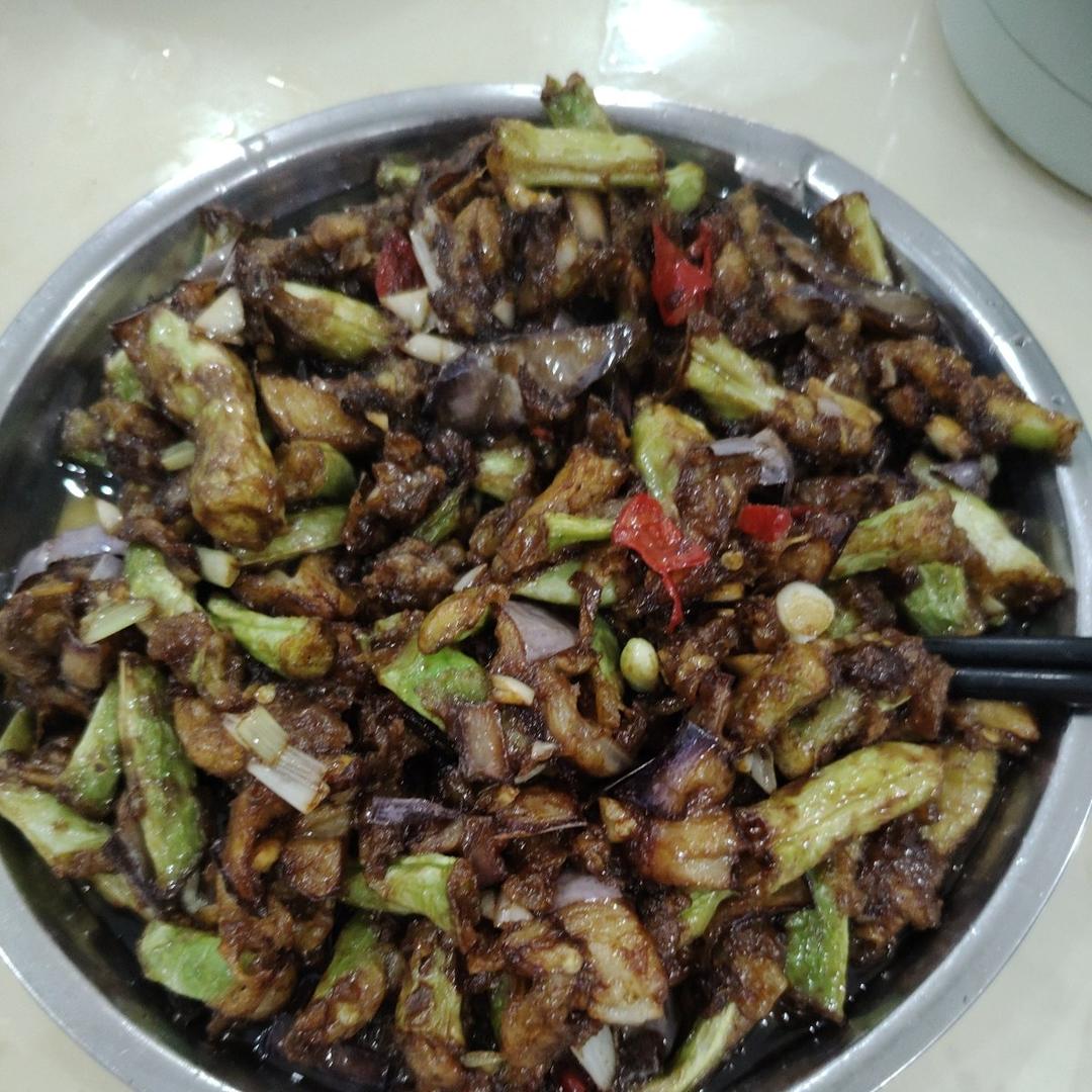 豆角烧茄子