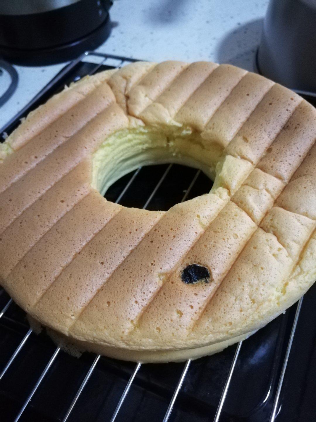 牛奶蔓越莓戚风