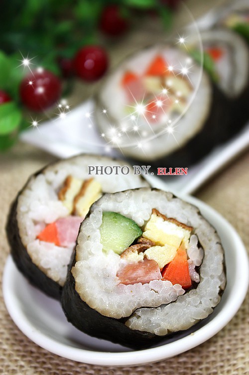 煎蛋饼寿司的做法