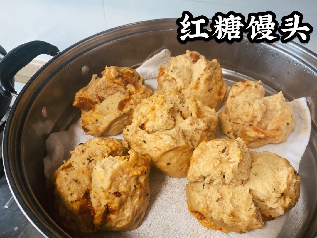 新手也能爆开花的老面红糖大枣开花馒头（泡打粉版or无泡打粉版）