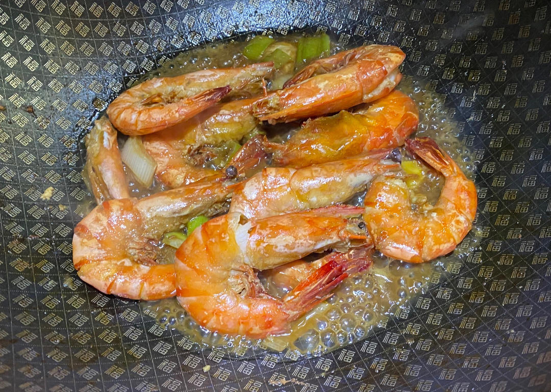 干烧大虾（黑虎虾）