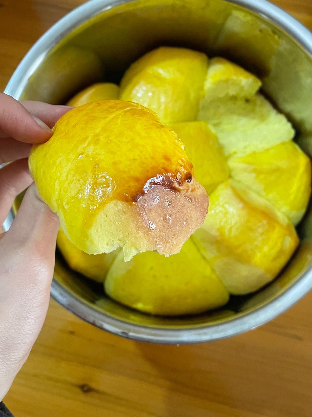 蒸锅拉丝面包