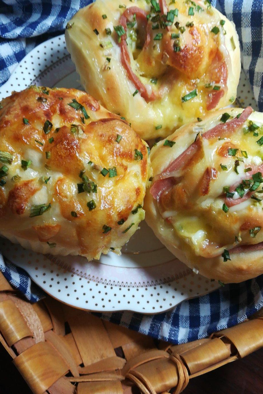 培根芝士面包（液种+烫种）