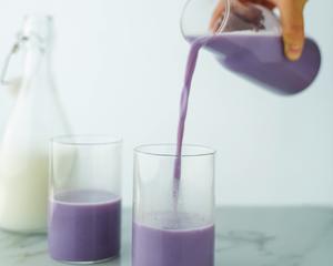 清甜紫薯豆浆暖心饮的做法 步骤7