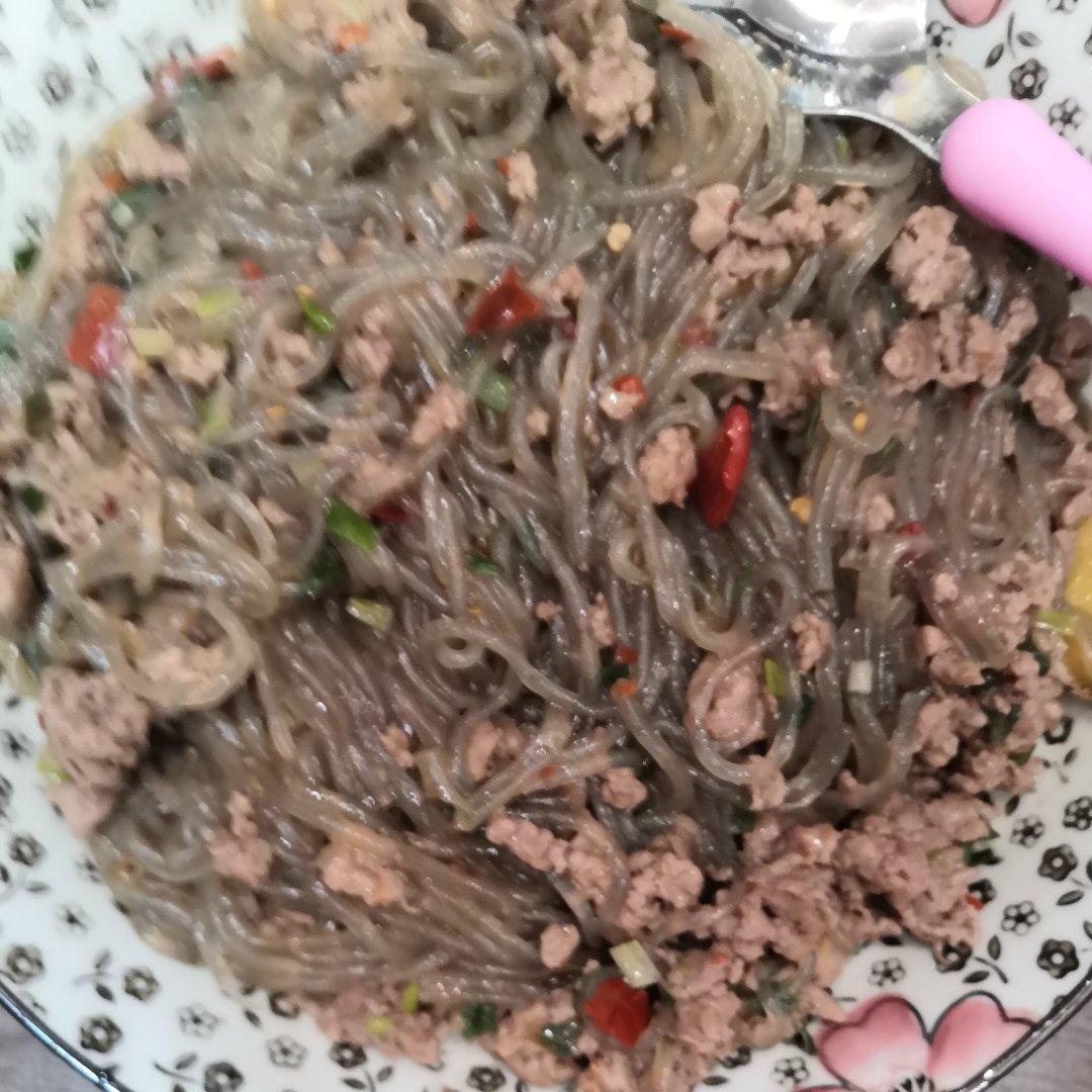 蚂蚁上树(肉末炒粉丝)超下饭‼️十分钟搞定