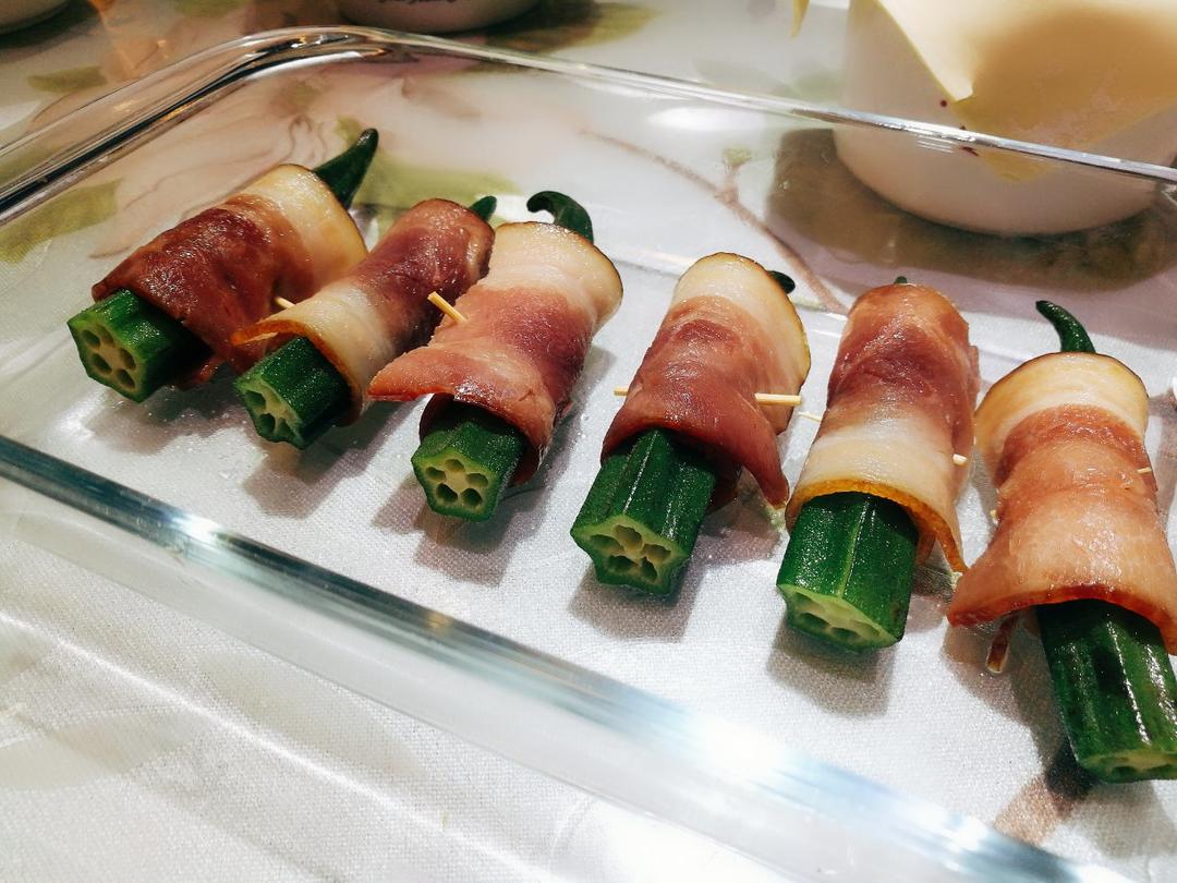 培根秋葵卷