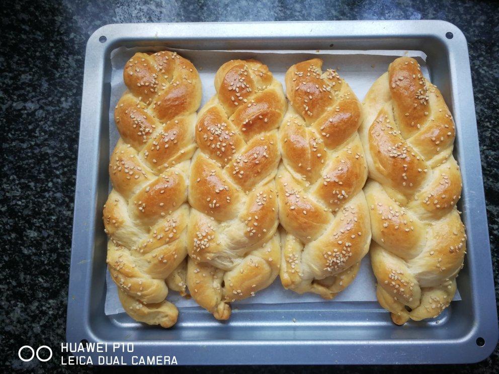 酸奶辫子面包（一次发酵）