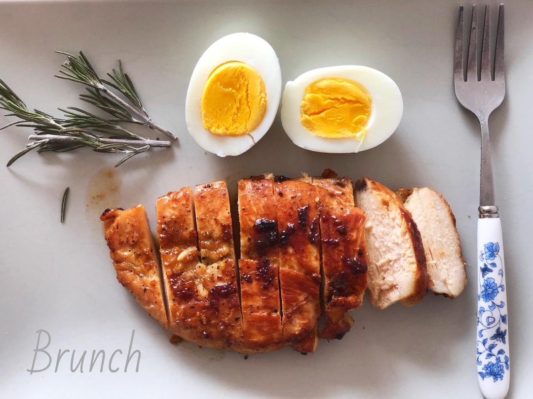 酷炫屌炸天好吃的煎鸡胸肉（香蒜蜂蜜煎鸡胸肉）