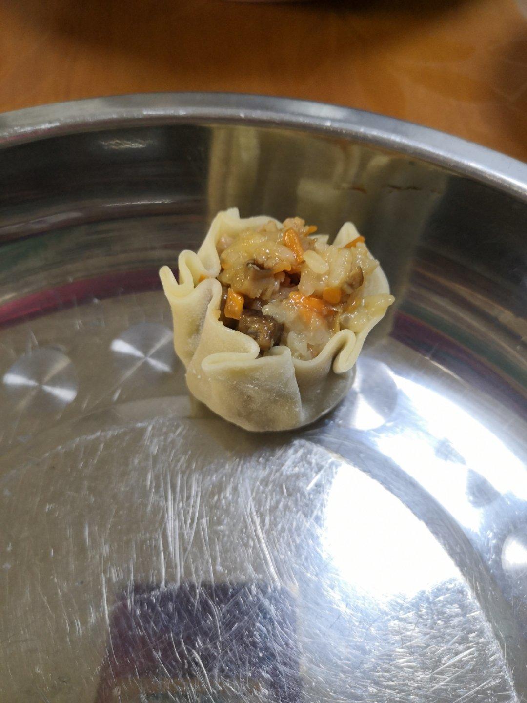 简易糯米烧卖（附烧卖包法）