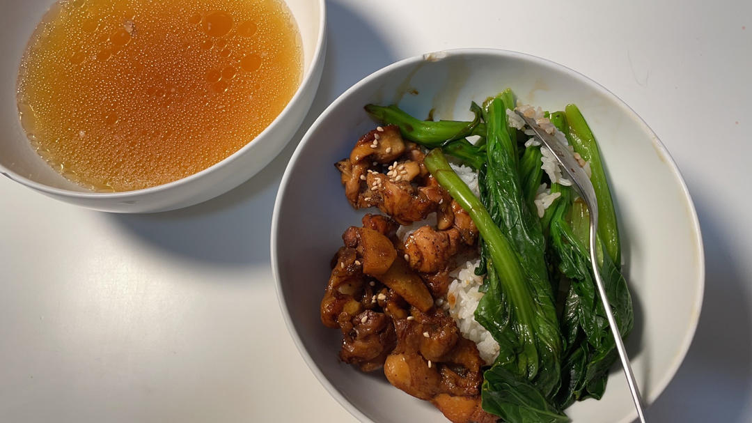照烧鸡腿饭