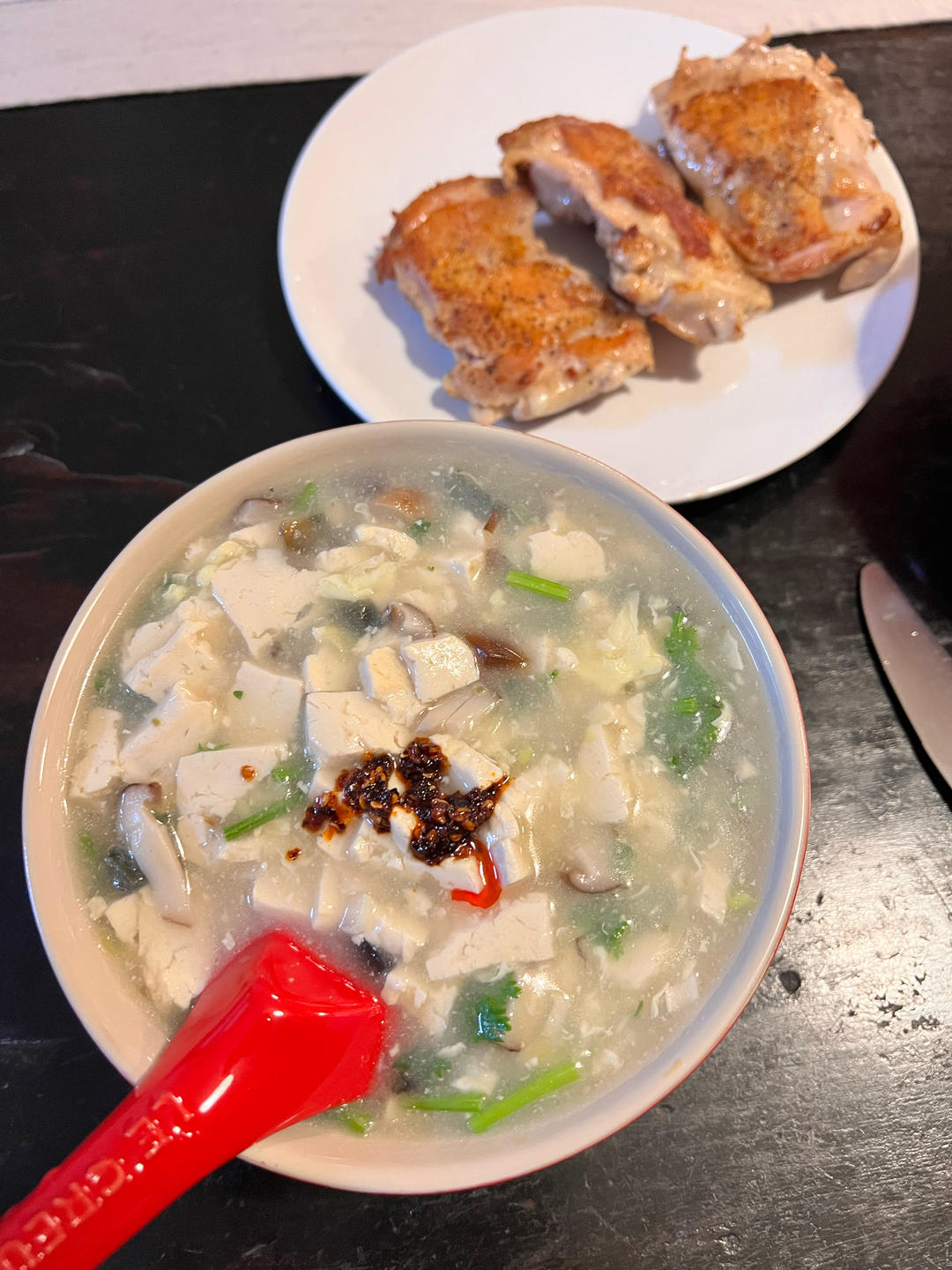 皮蛋豆腐羹（5分钟快手做羹汤）