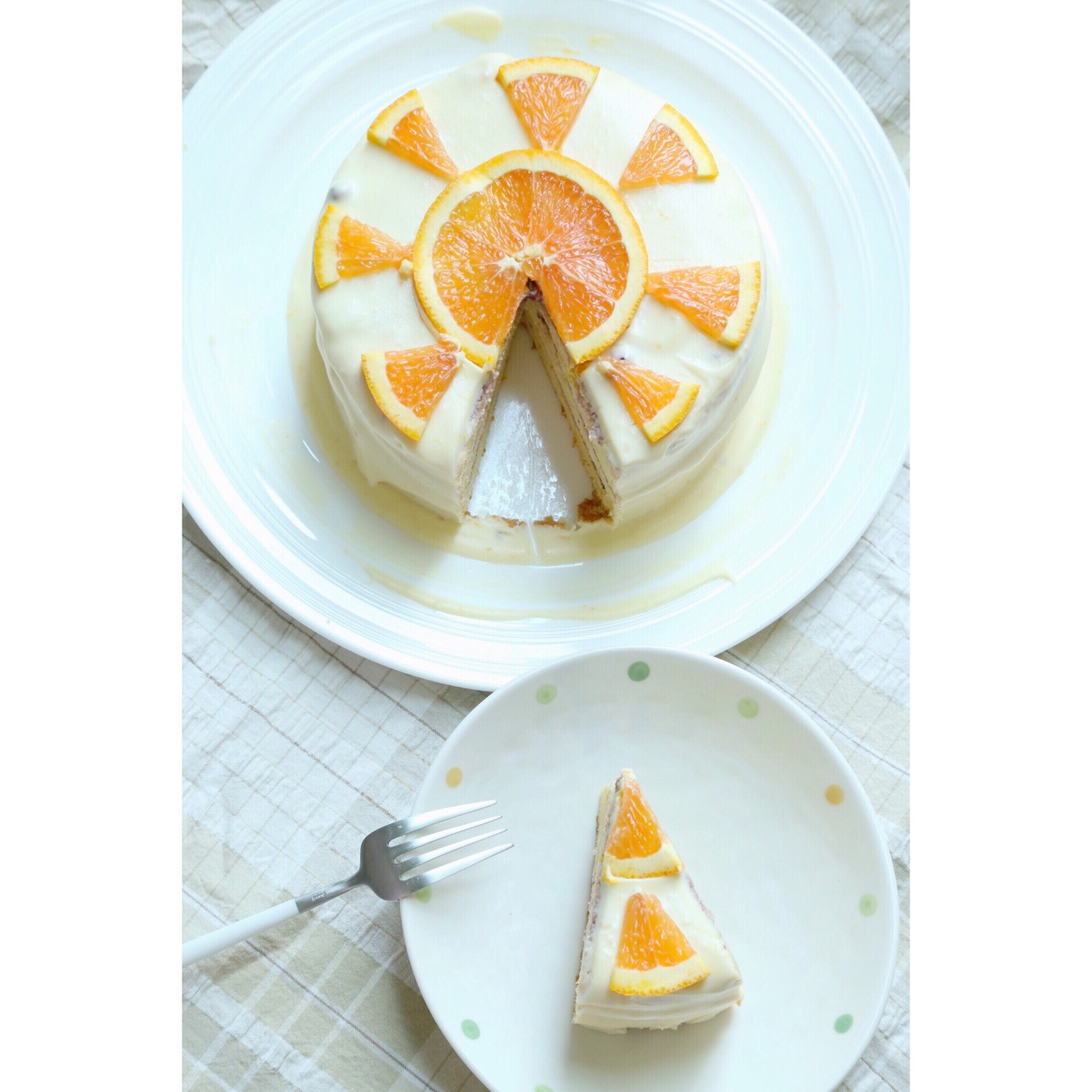 【柑橘飘香】橙香梦幻蛋糕
