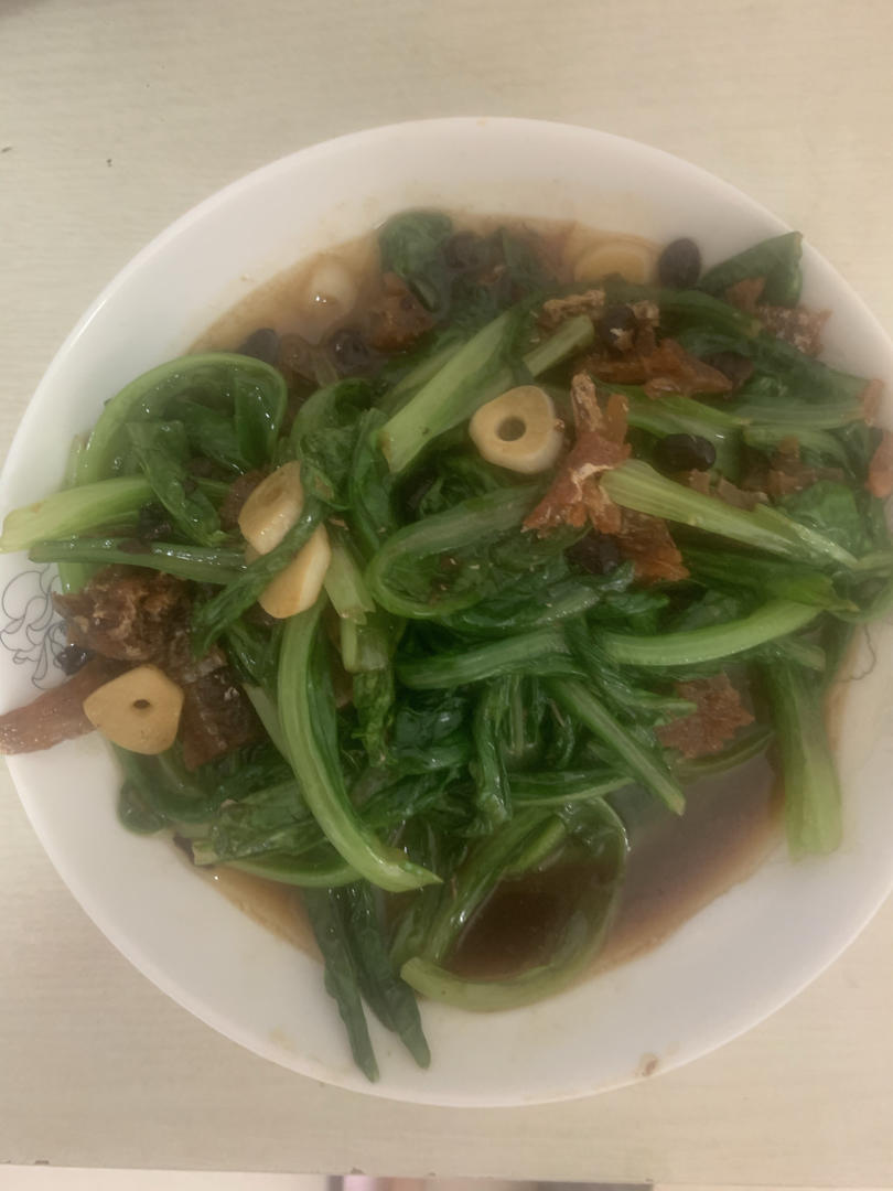 豆豉鲮鱼油麦菜