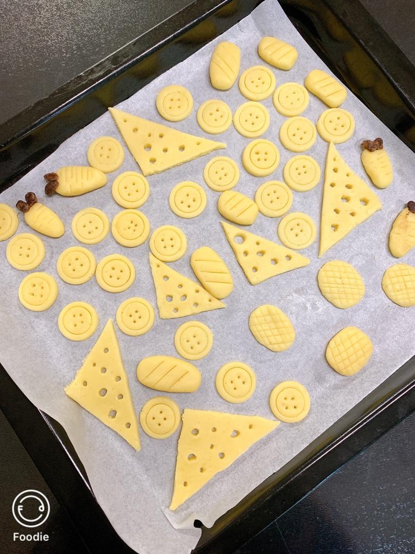 没有模具也能做的卡通饼干