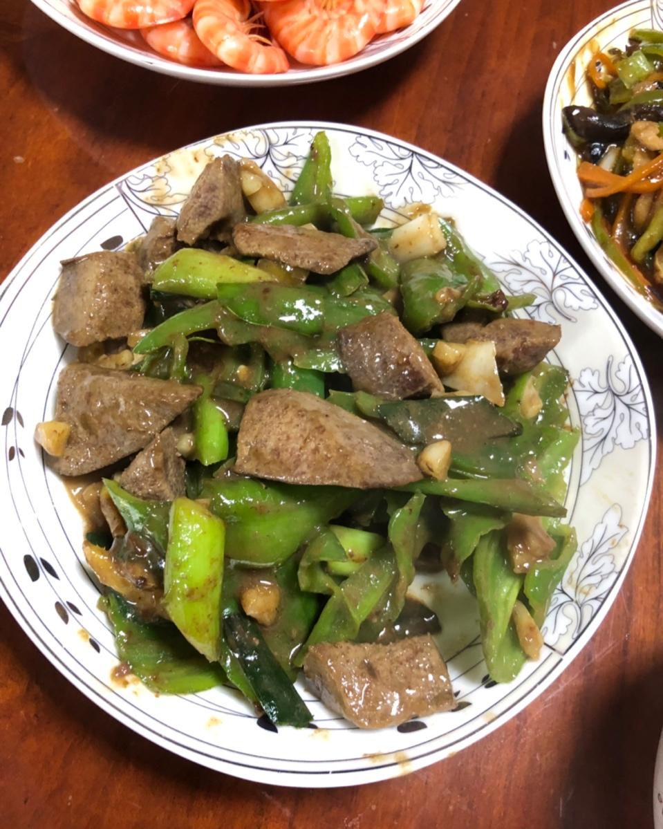青椒炒猪肝