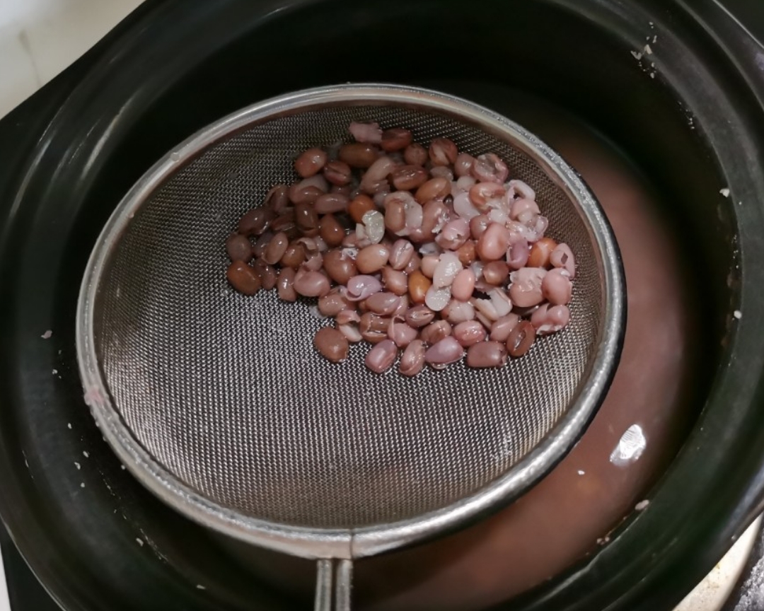 红豆椰奶西米露（附红豆快速开花、西米懒人煮法）的做法 步骤5