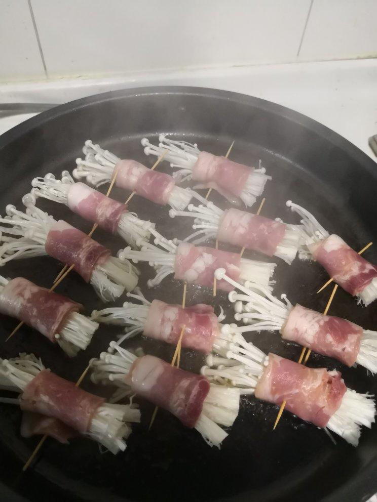金针菇培根卷