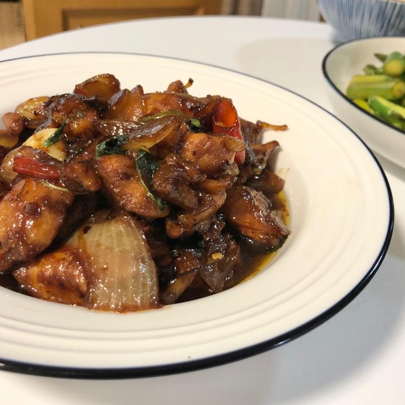台式三杯鸡