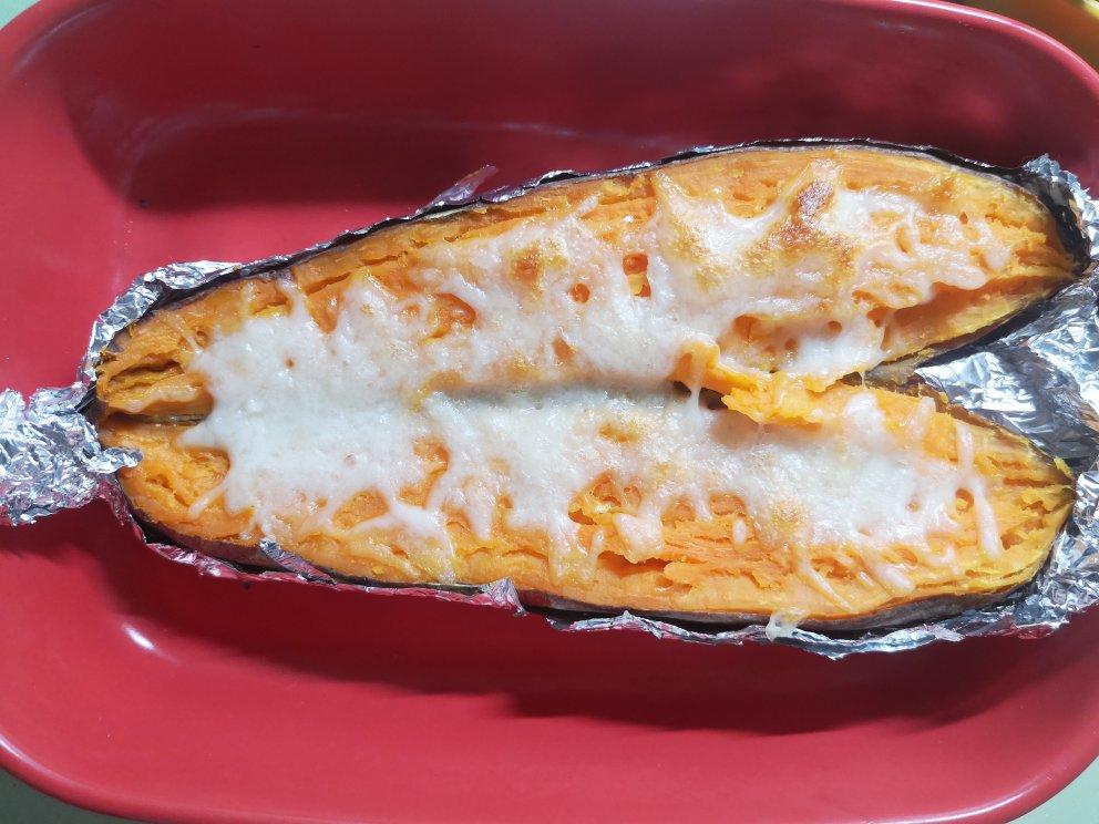 奶香芝士焗红薯