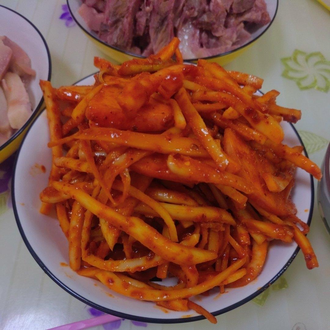 朝鲜名小吃泡桔梗