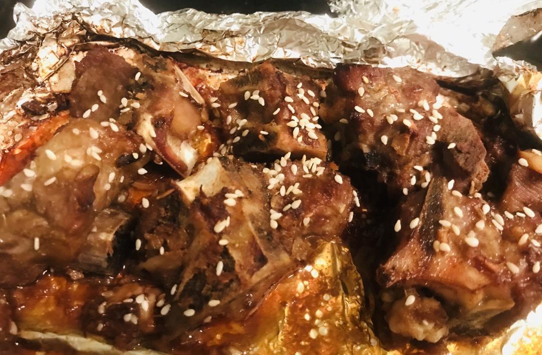 锡纸烤排骨