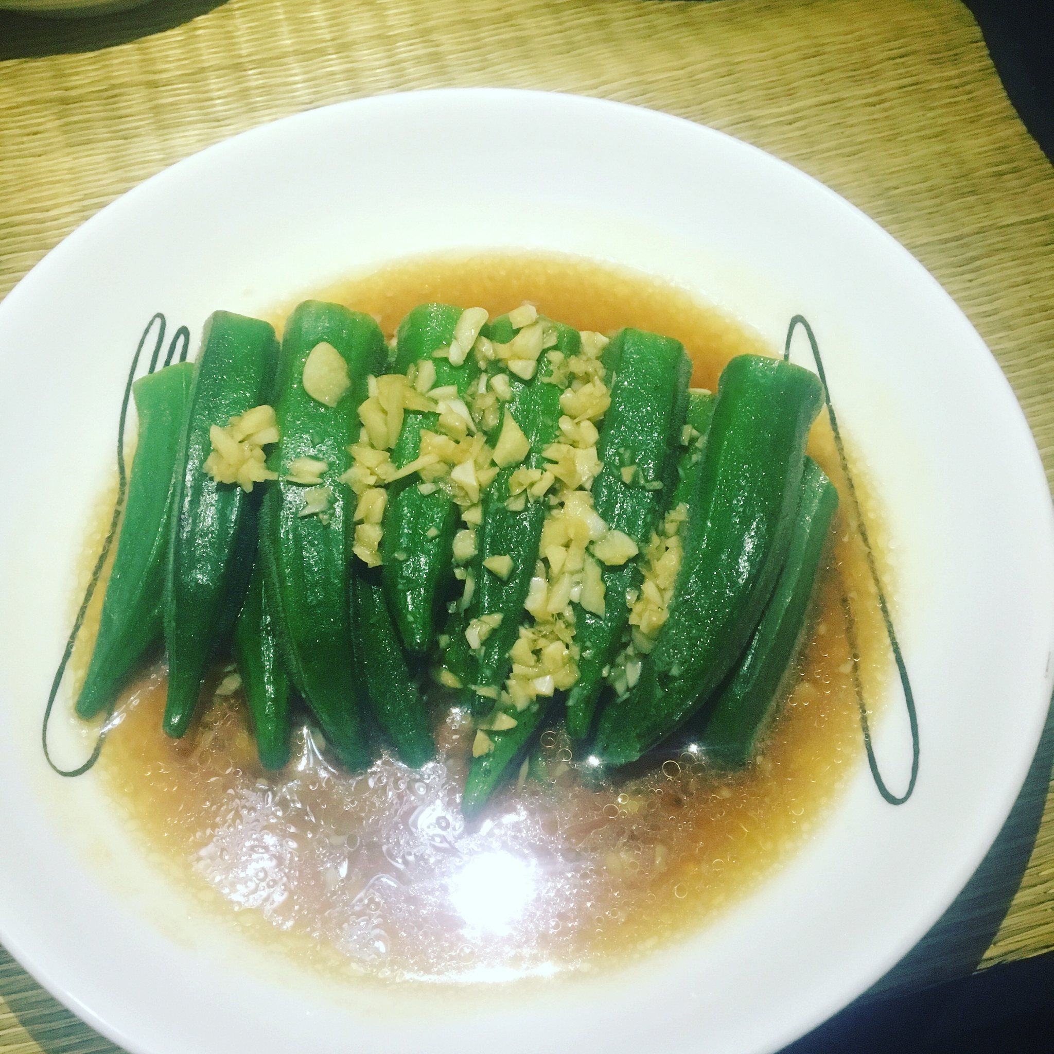 蒜蓉秋葵
