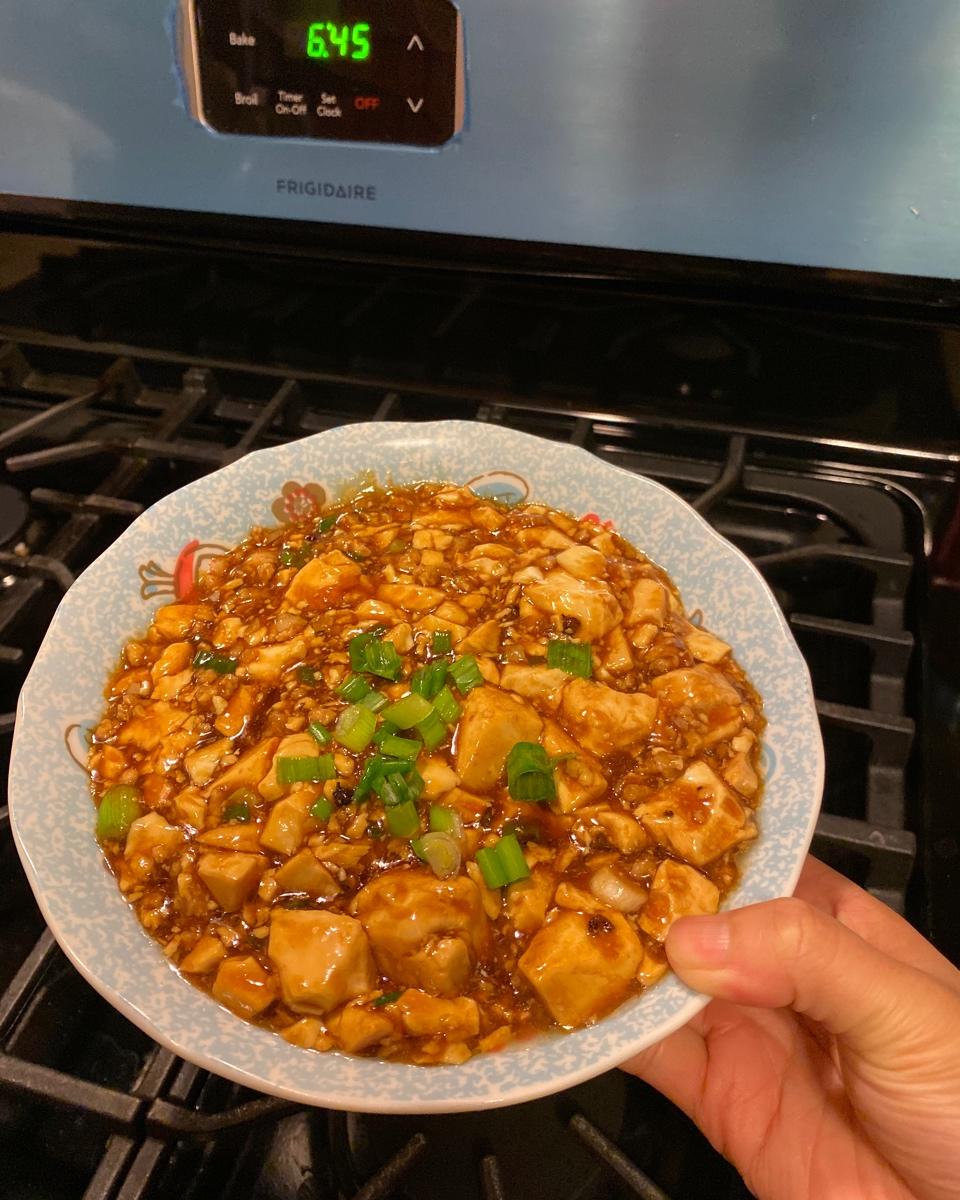 麻婆豆腐，家常做法快手菜，不需要准备肉末，下饭菜