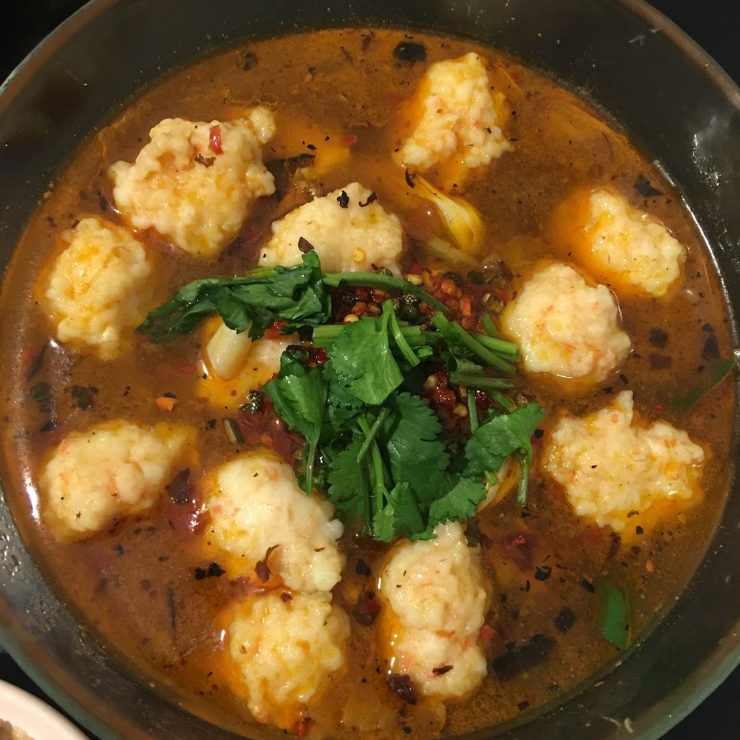 【自制水煮虾滑】