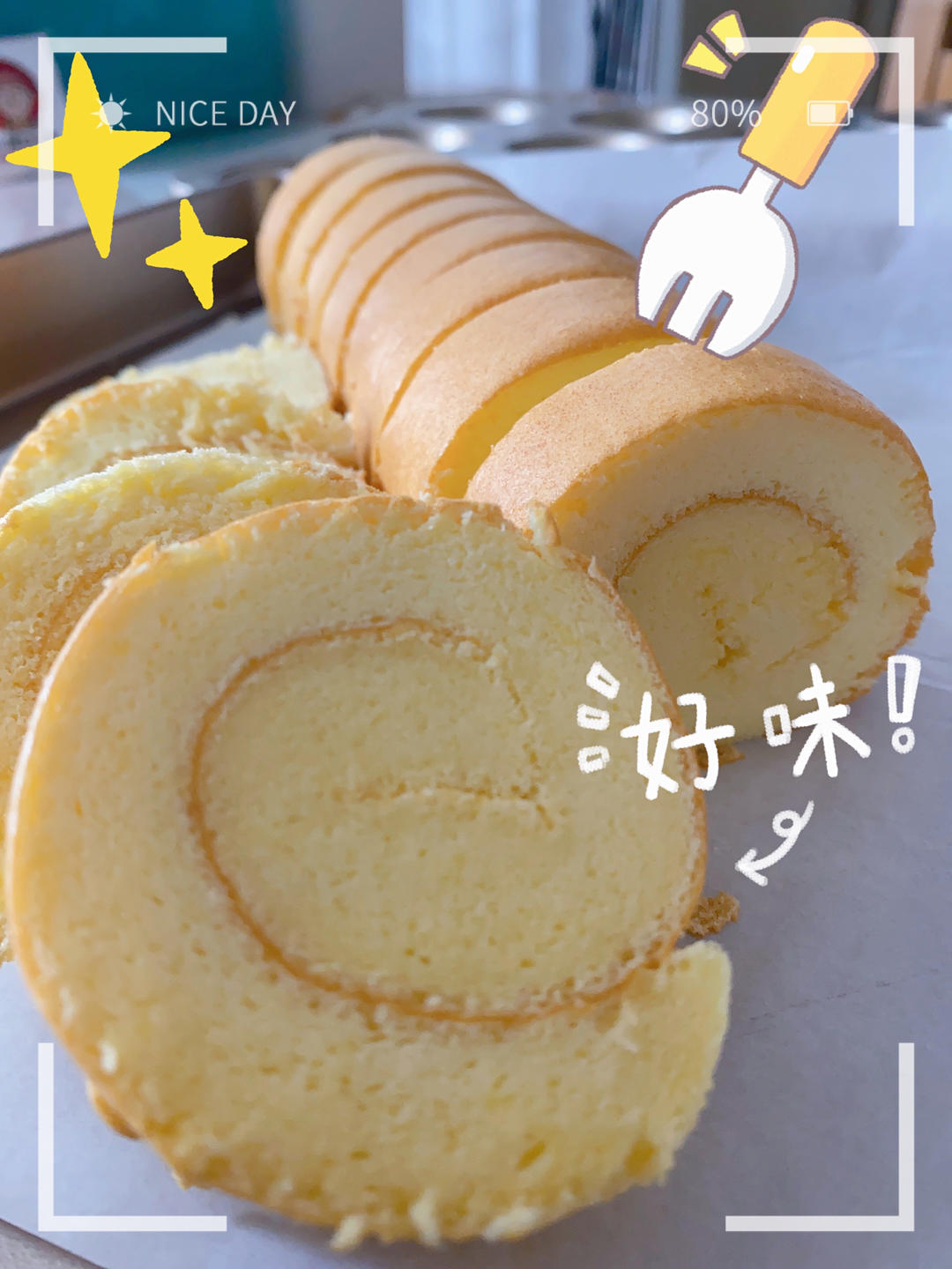 蛋糕卷这样做‼️不掉皮不开裂（小视频食谱）