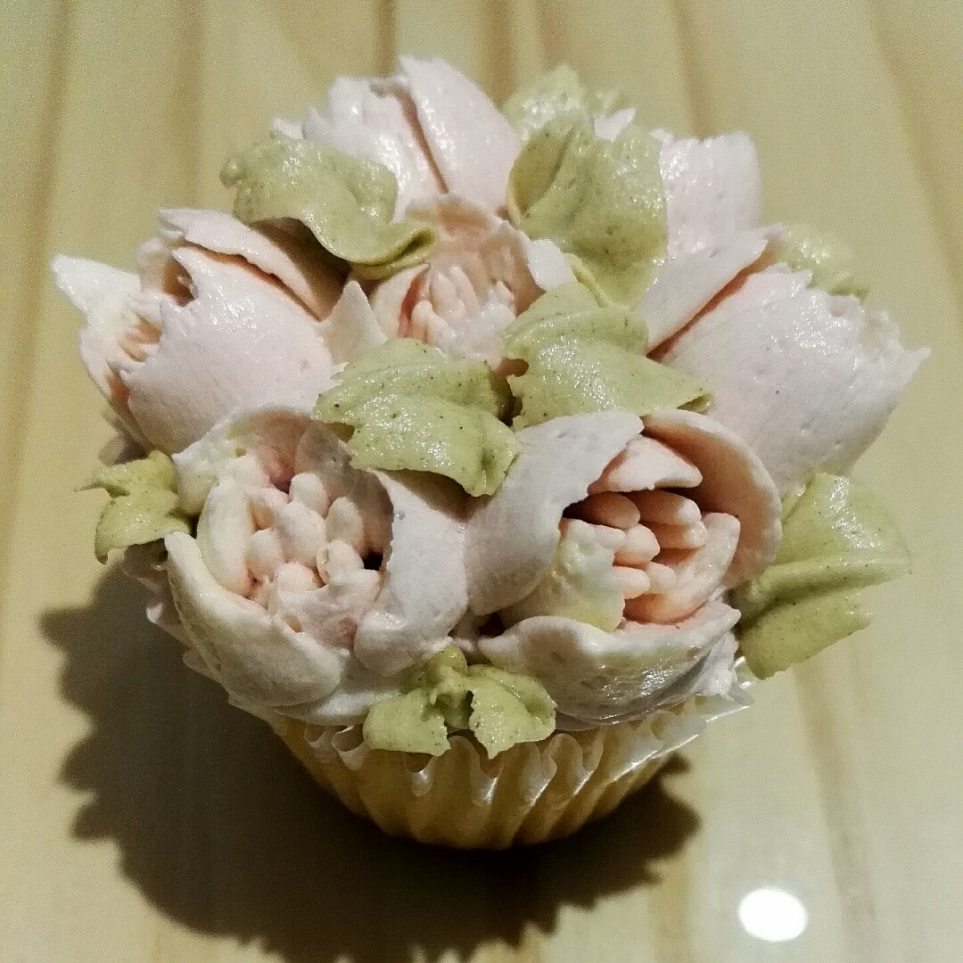 韩式裱花配方—豆沙奶油霜