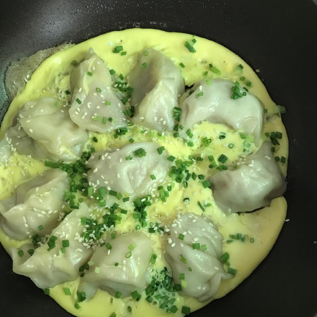 懒人快手抱蛋煎饺