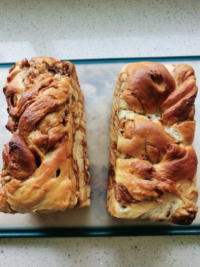 双重拉丝的红糖麻薯吐司