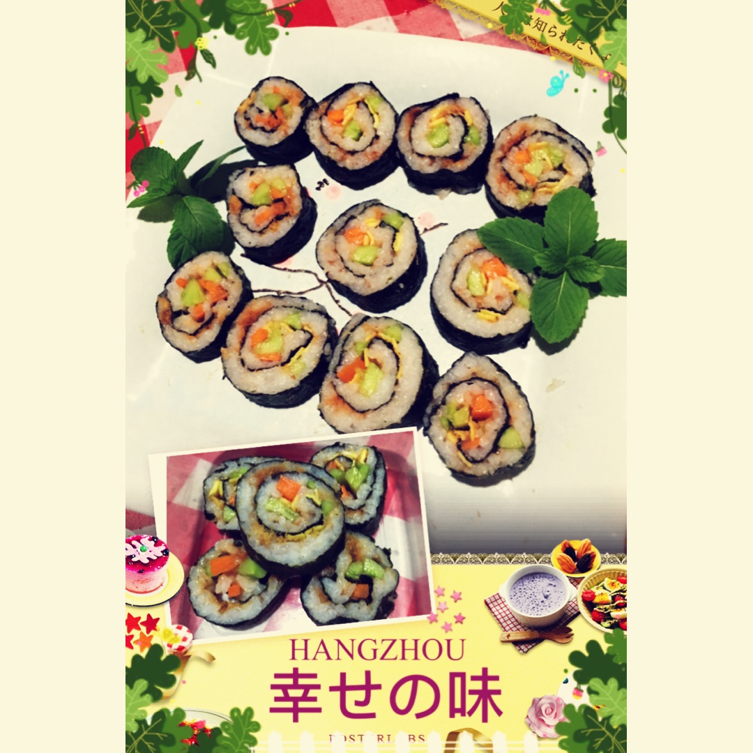 紫菜卷寿司