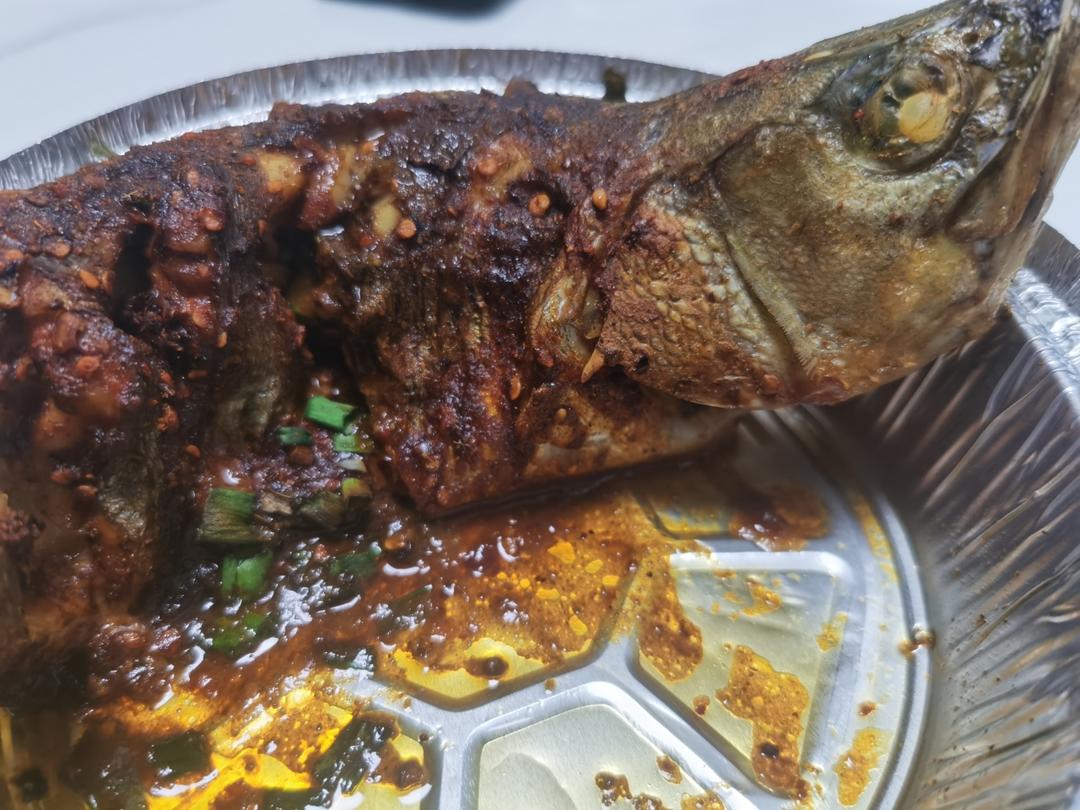 🔥烧烤摊风味烤鱼｜空气炸锅轻松复刻