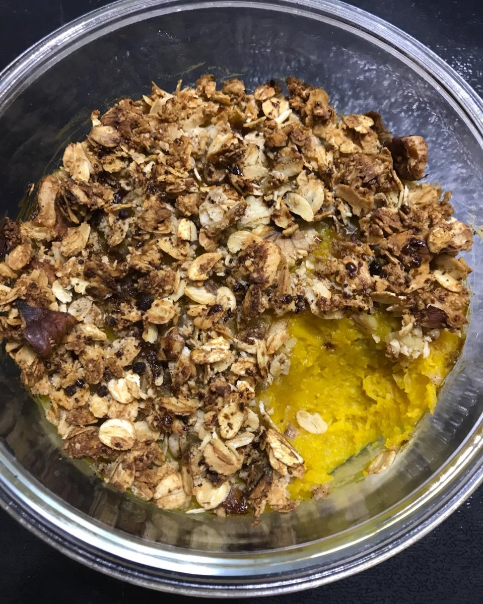 粉糯红薯泥配燕麦酥丨健康·三餐